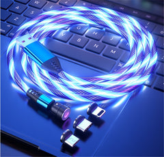 540 Rotate Luminous Magnetic Cable