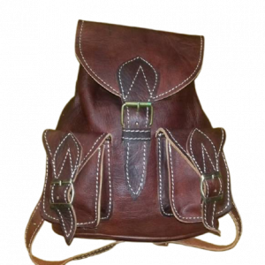 Sac à dos fait main-Mochila Fez Double Poche