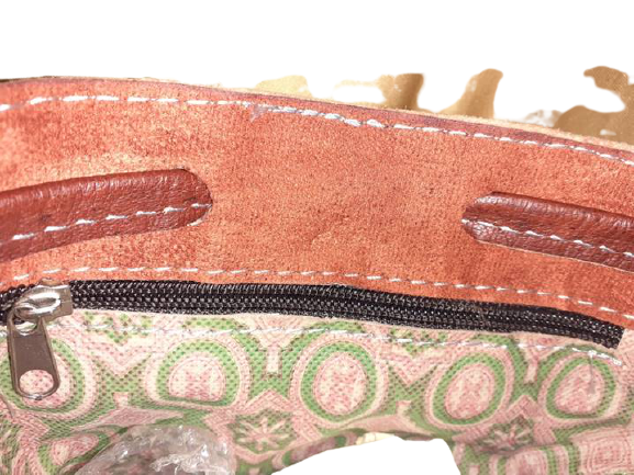 Sac à dos fait main-Mochila Fez Double Poche – Image 4