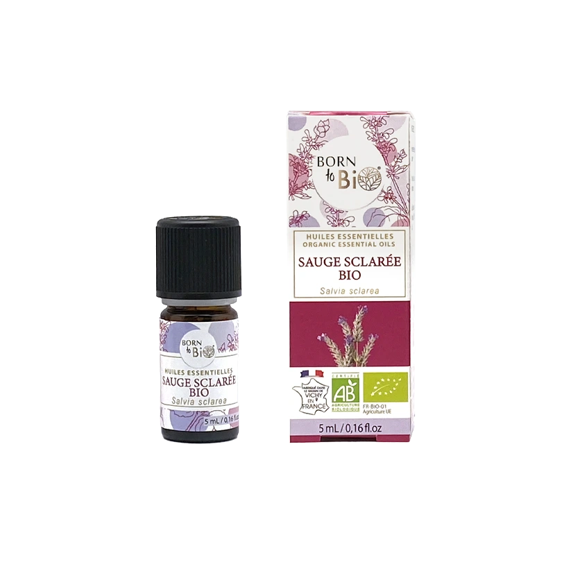 Huile essentielle Sauge Sclarée Certifiée Bio