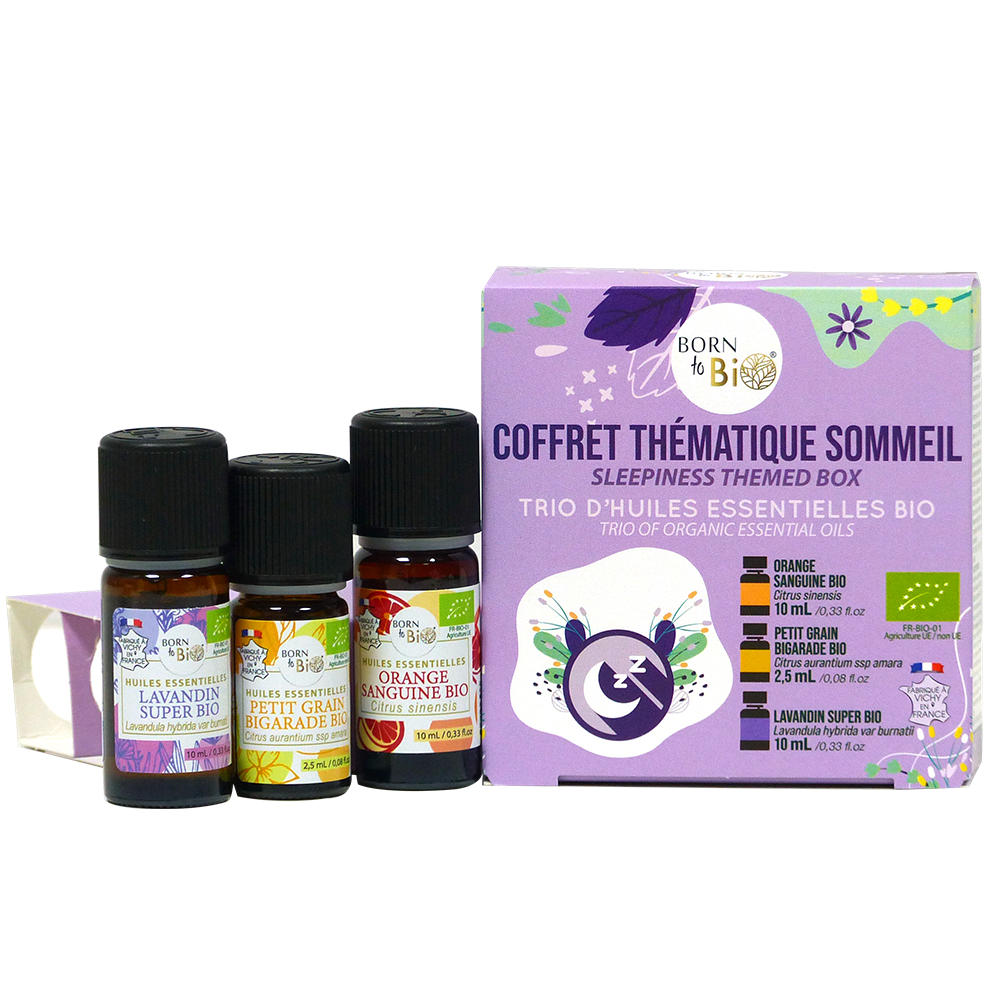 Coffret thématique sommeil-Huile essentielle certifiée Bio