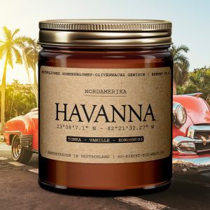 Bougie Collector -Havanna « Ambiance Cuba »