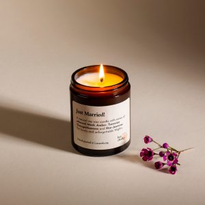 Bougie parfumée-Just married