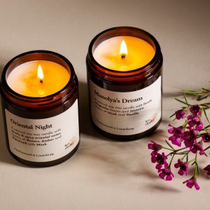 Bougie parfumée-Manolya’s Dream-Magnolie et Vanille Envoûtantes