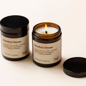 Bougie parfumée-Manolya’s Dream-Magnolie et Vanille Envoûtantes