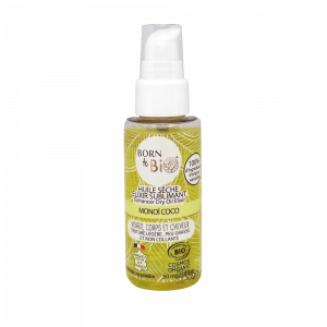 Huile Sèche Elixir Sublimant Monoï Coco - Certifiée Bio
