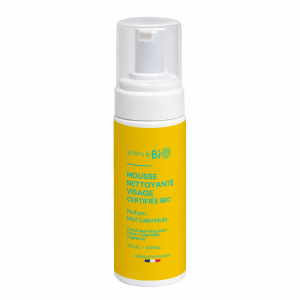 Mousse Nettoyante Visage Miel Calendula - Certifiée Bio