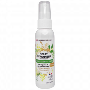 Spray Citronnelle 4 huiles essentielles Certifiées Bio