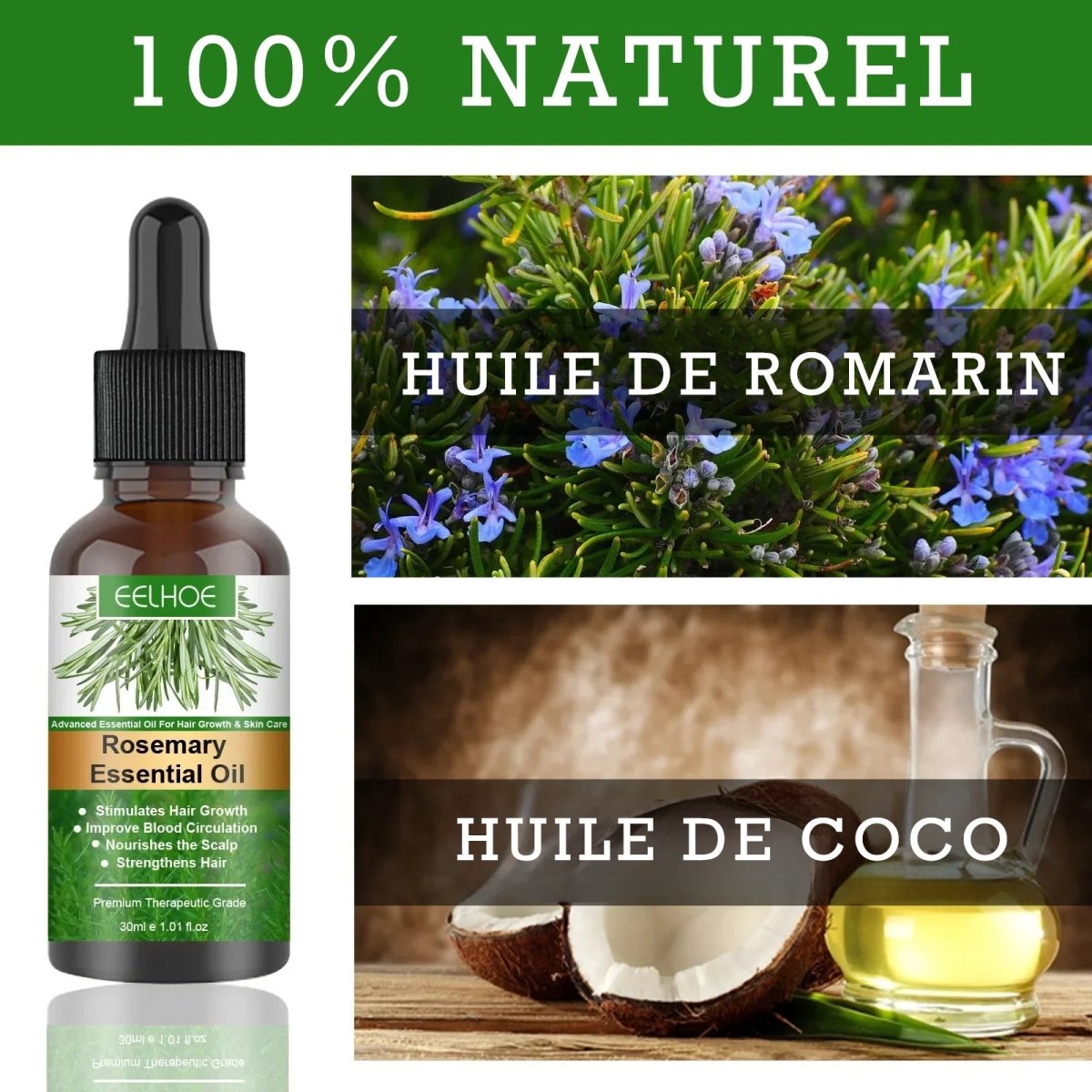Élixir Concentré de Romarin pour Cheveux – Image 4